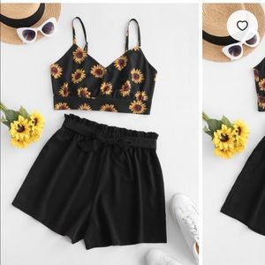 *NEW* Sunflower Short Set